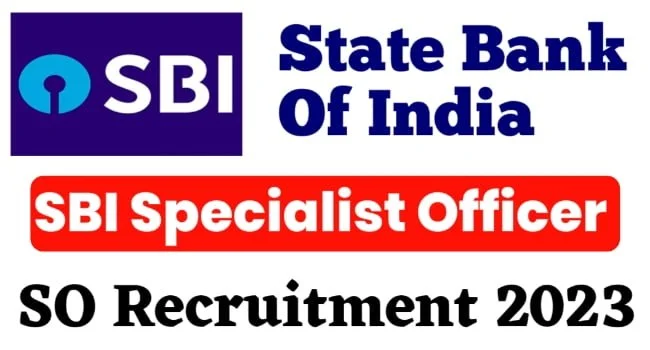 SBI SO Recruitment 2023